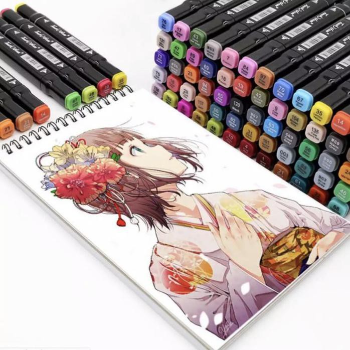 

TOUCHFIVE MARKER / TWIN MARKER SKETSA DRAWING /ANIMATION SKETSA MARKER - 30 WARNA