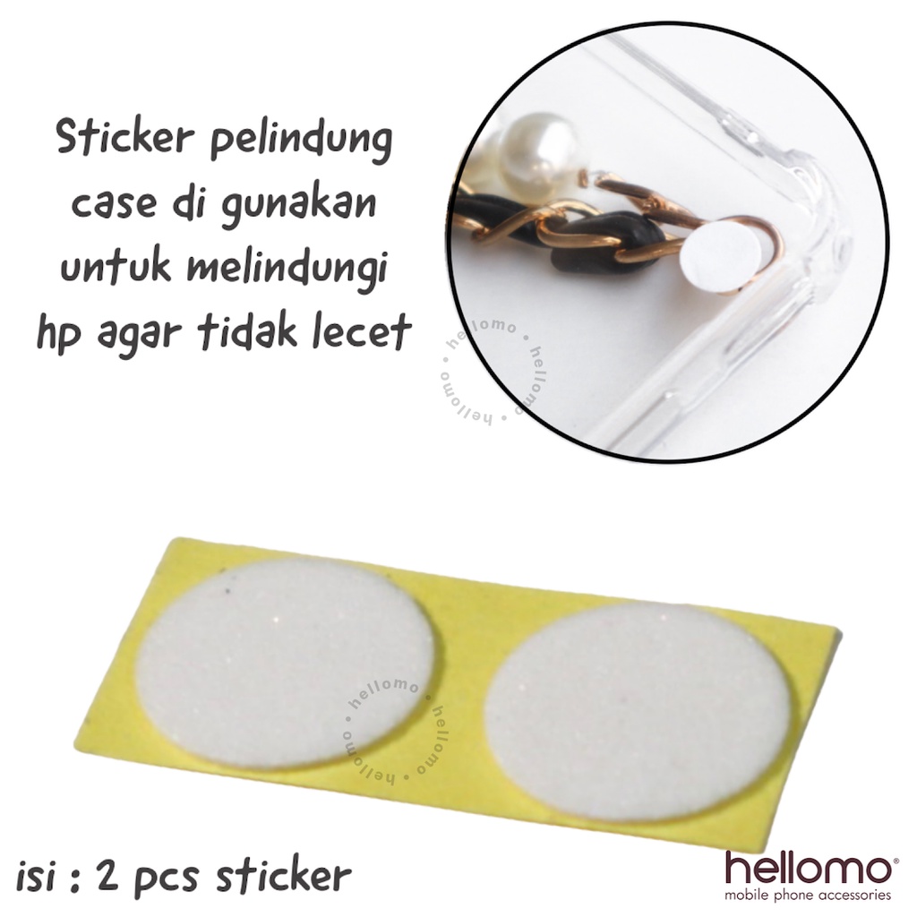 Sticker Pelindung Mur Baut Case Hp Stiker Tali Chain (DI JUAL PER 2PCS)