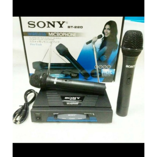 Mic Wireless Sony BT220 BT 220 bt220 handheld mikrofon