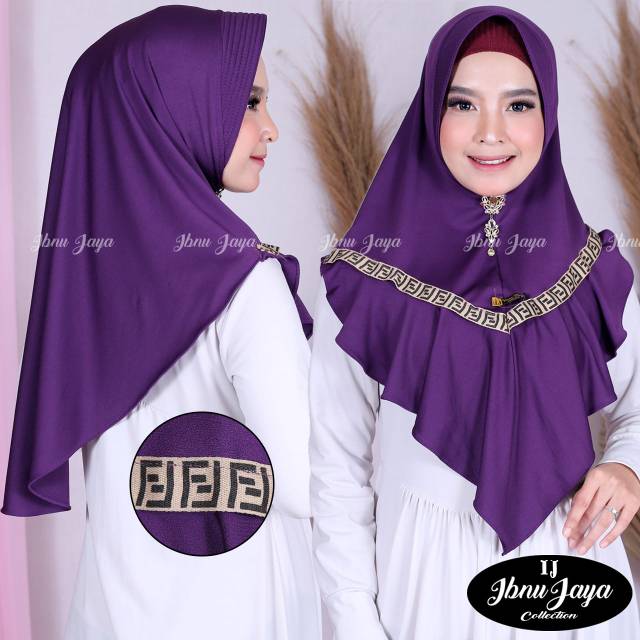 Hijab Rempel variasi renda by Ibnu jaya