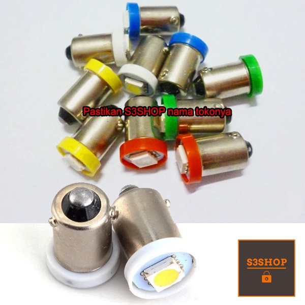 Lampu Bayonet LED BA9S SMD 5050 12v Motor Mobil