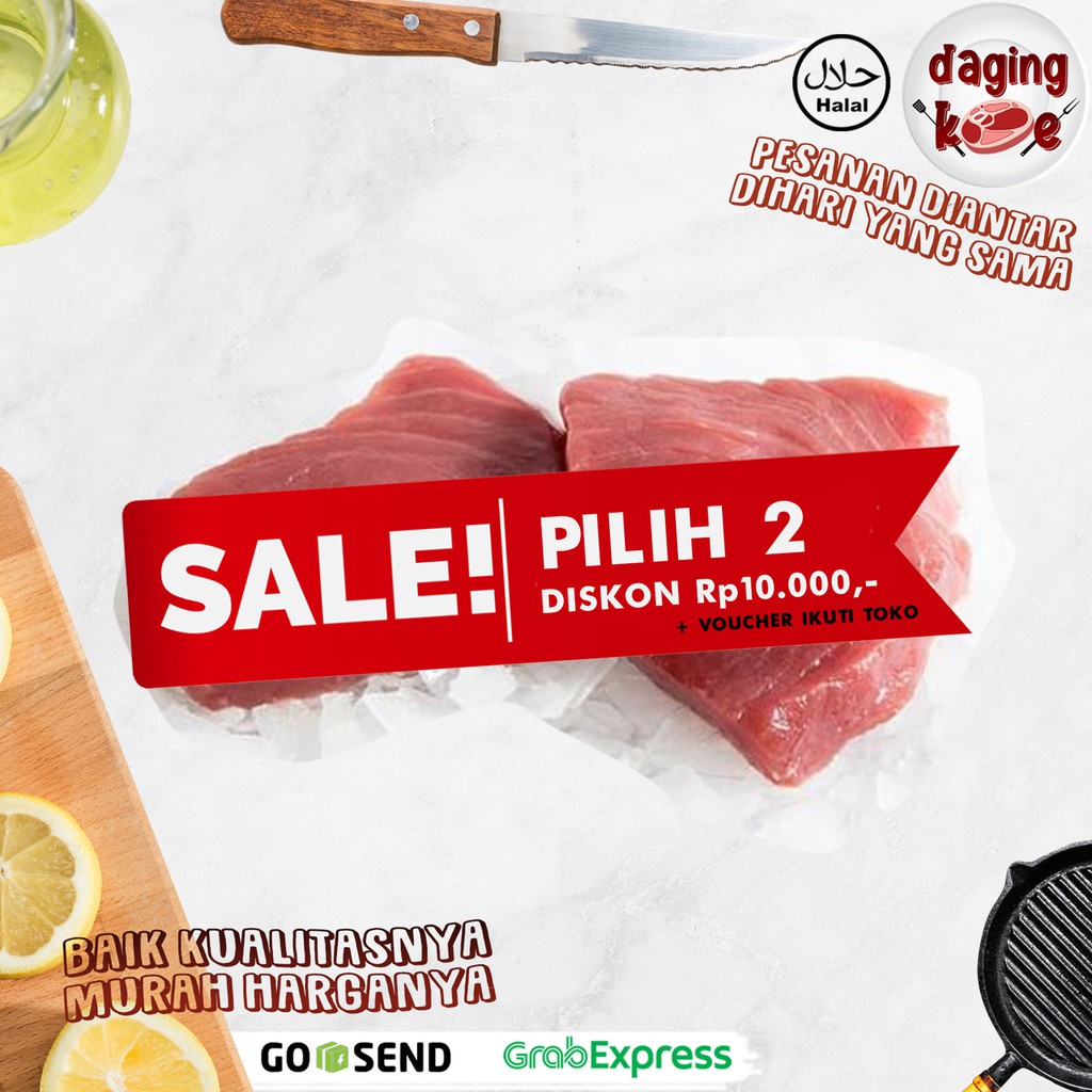 

IKAN TUNA FILLET FROZEN FOOD SIAP OLAH KEMASAN 1KG DK167