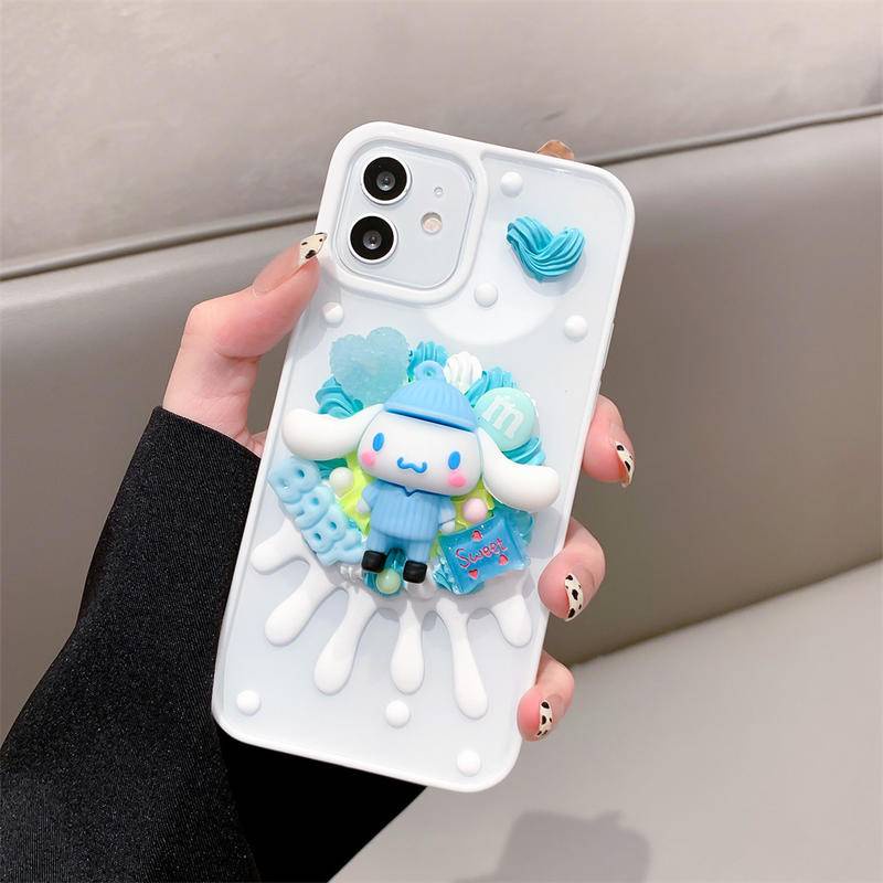 Soft Case Silikon Transparan Shockproof Motif Kartun Untuk iPhone 13 12 11 Pro MAX Mini X XS MAX XR SE 2022 2020 7 8 Plus