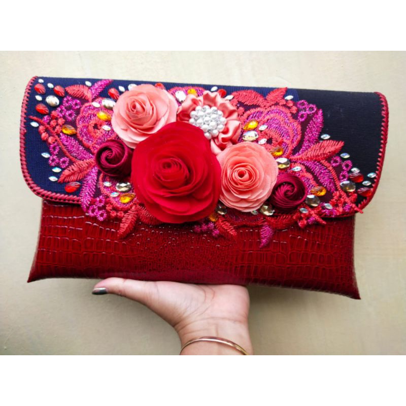 Clutch Ulos/Clutch Pesta/Tas Wanita