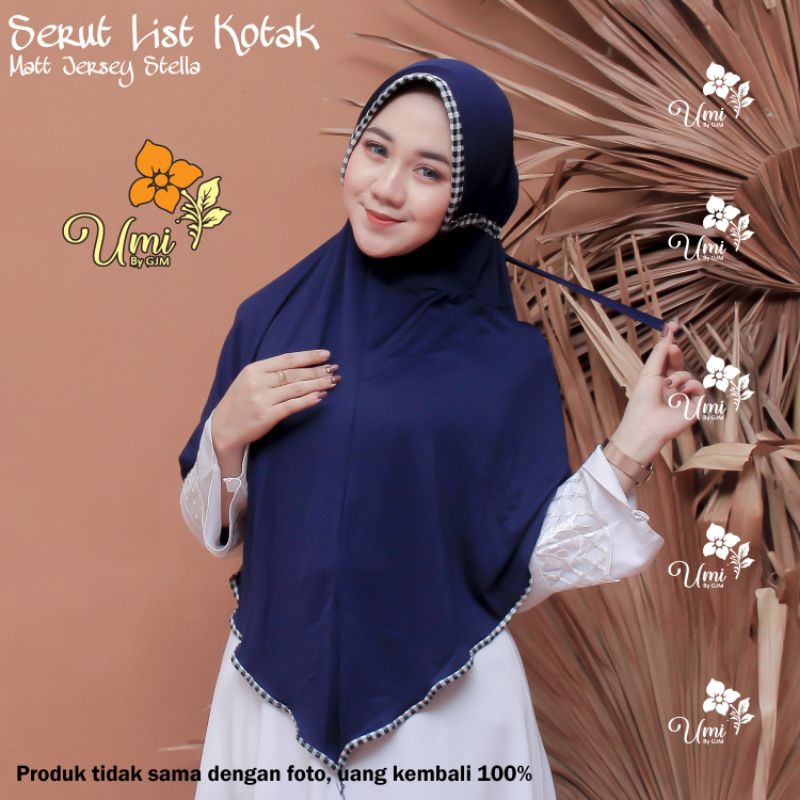 PROMO COD Serut Esabel Hijab Serut Kotak Besar Jilbab ...