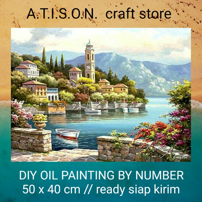 

digital painting by number oil paint diy - pelabuhan eropa Limited