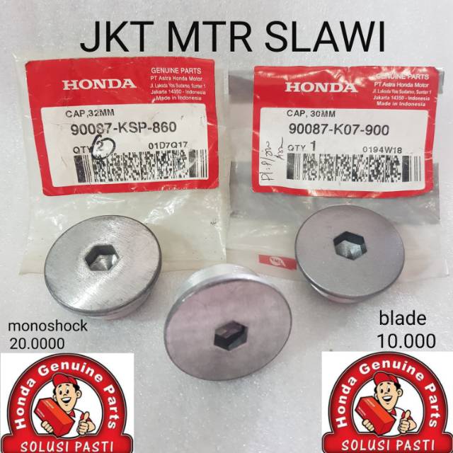 Tutup magnet megapro monoshock new blade harga 1pcs satuan ori Honda ahm asli honda