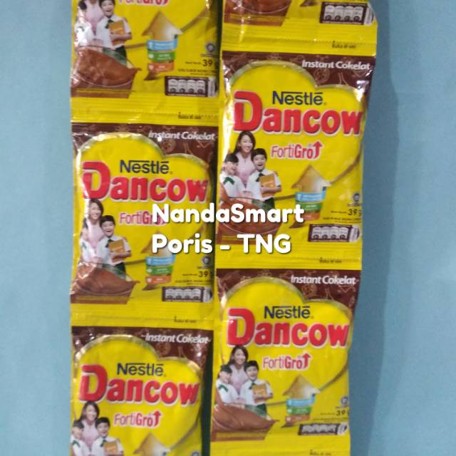 

Dancow cokelat perrenteng isi 10 sachet