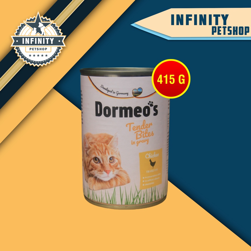 Makanan Basah Kucing Kaleng Cat Wet Food Dormeos 415 gram