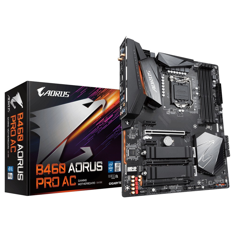 MOTHERBOARD GIGABYTE B460 AORUS PRO AC