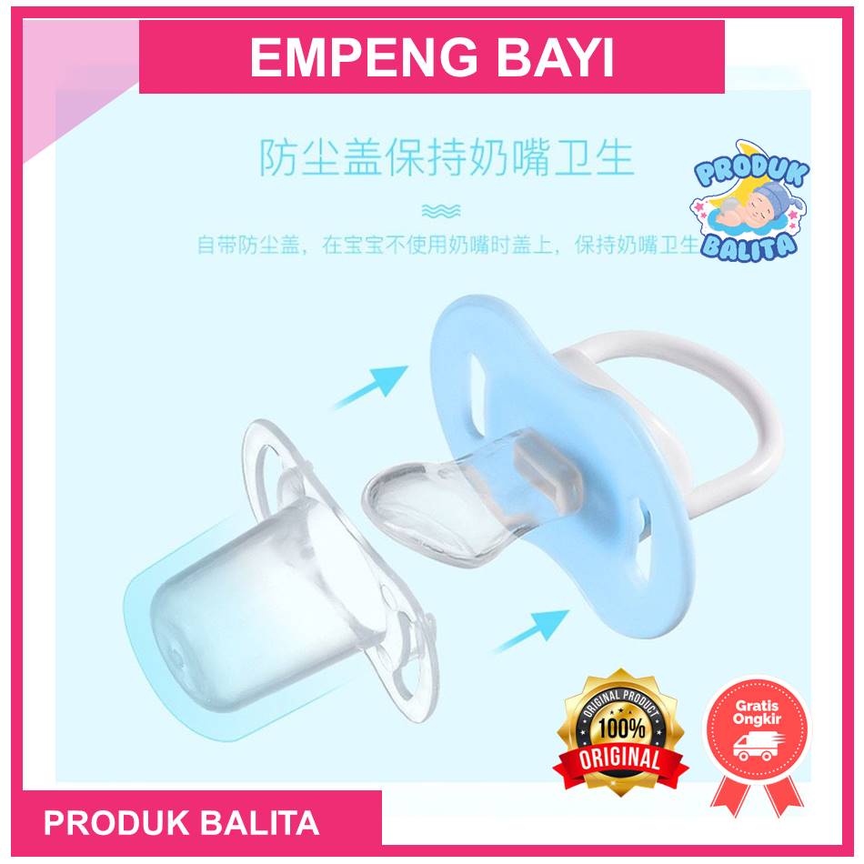 Empeng  Dot Bayi Biasa Dot Bayi Datar Dot Bayi Bulat  Baby Pacifier Baby Soother - Kompeng Bayi Food Grade