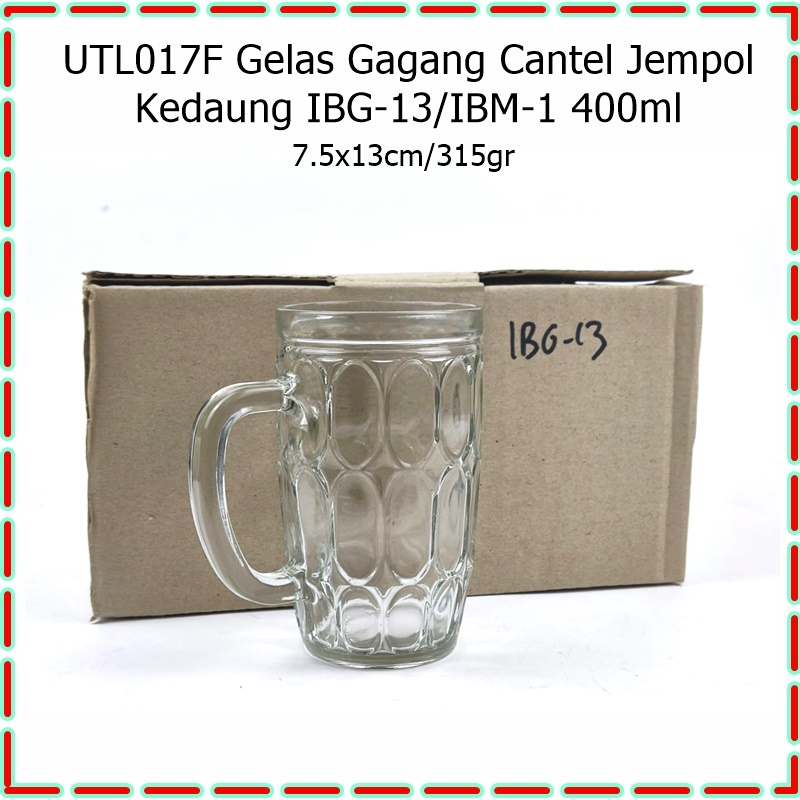 [1 Dus 6pcs] Gelas IBM-2 Cantel Jempol Kedaung IBG-13/IBM-1 400ml