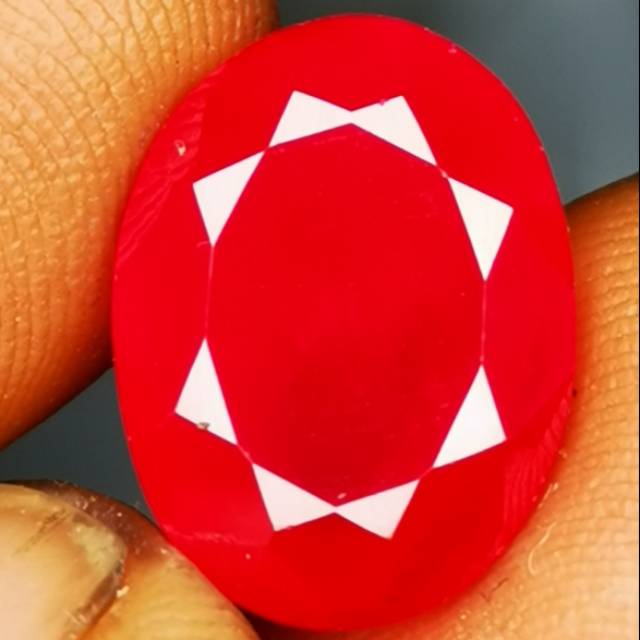 Batu permata red ruby mozambik super HQ