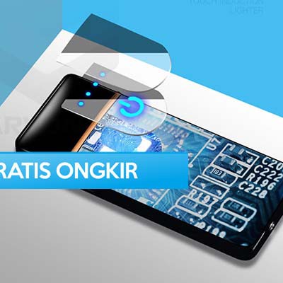 KOREK API ELEKTRIK FINGERPRINT TOUCH FIRETRIC MG-517 ORIGINAL LED