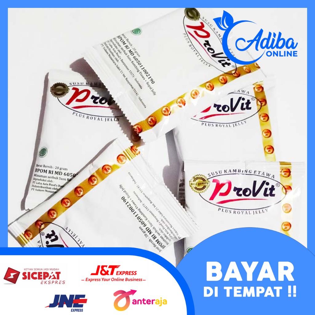 

Provit Susu Kambing Etawa Serbuk Plus Royal Jelly 1 Sachet 20 Gram