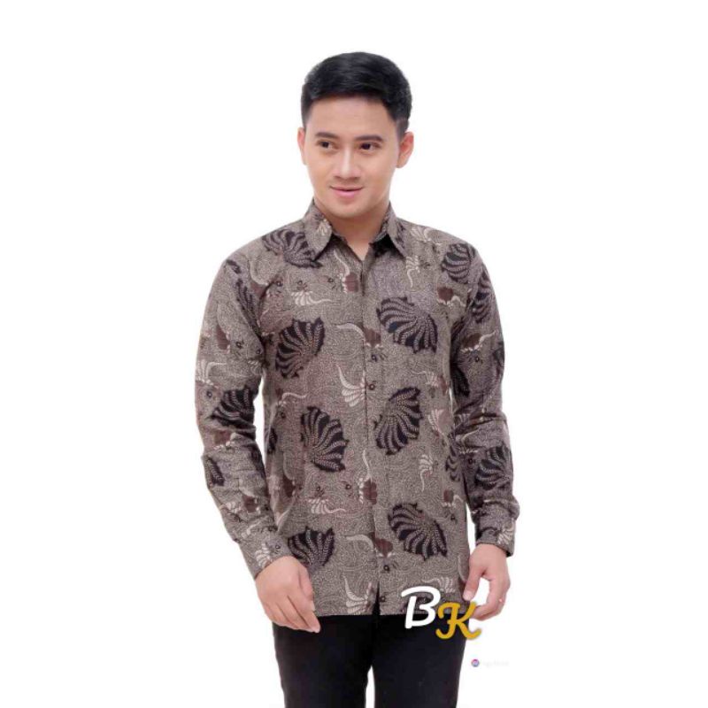 NEW ARRIVAL DISTRO BATIK PRIA BORDIR SOGAN HRB026 BATIKAF NOTOARTO BATIK IPNU-IPPNU HEM PRIA-Kmj Kerang
