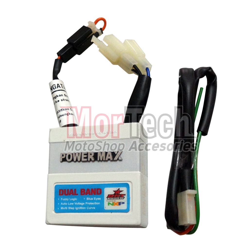 BRT CDI Racing POWERMAX DUAL BAND Blade Revo Absolute Supra X 125 Helm in