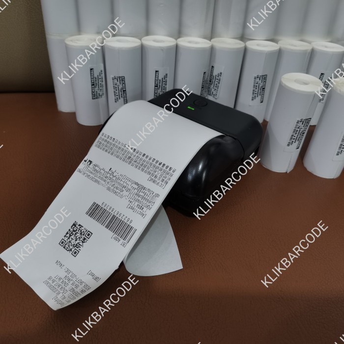 

KERTAS LABEL STICKER THERMAL Continuous 80mm x 40mm Coreless - 6 Meter - 76mm x 6mtr
