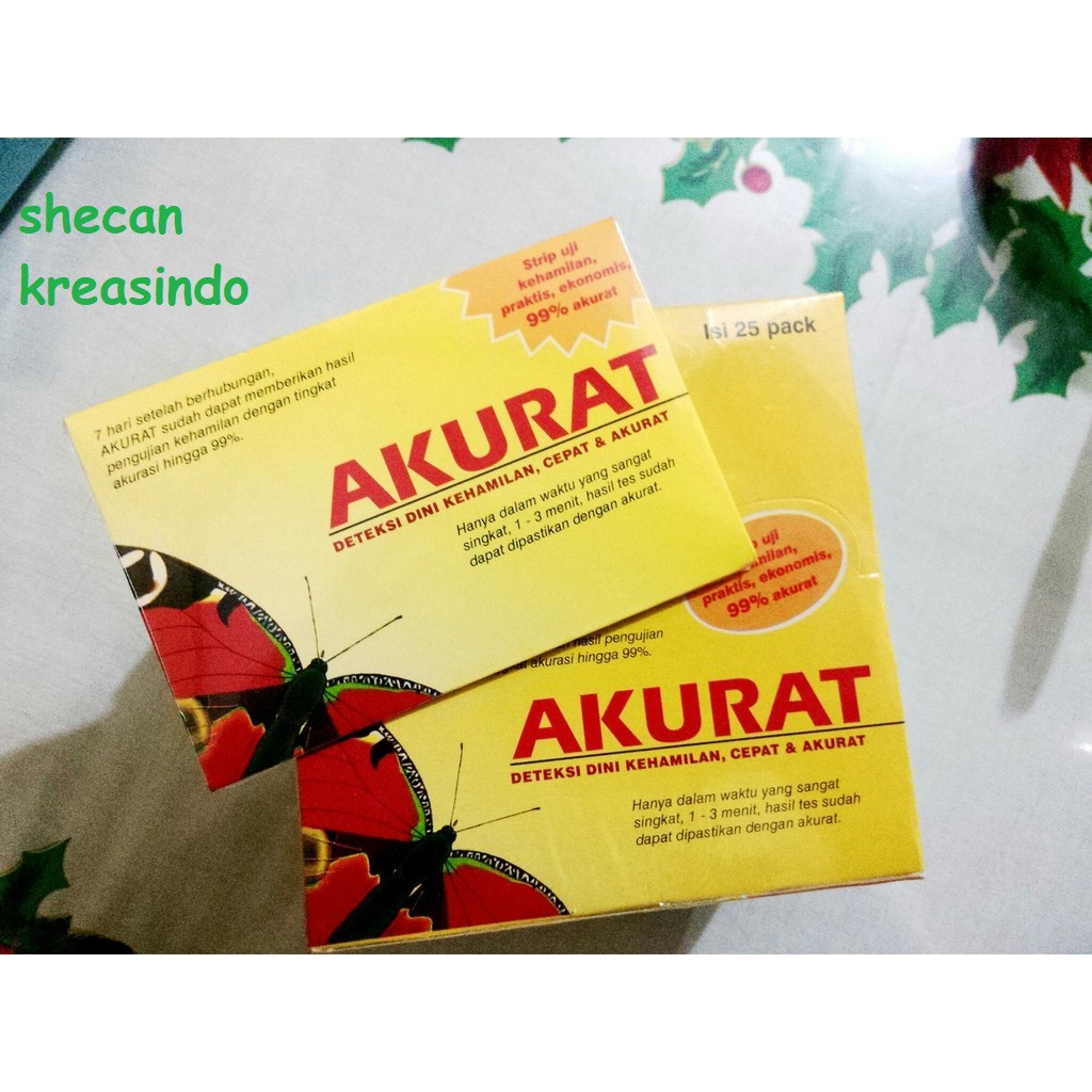 ALAT STRIP TEST KEHAMILAN AKURAT / TEST KEHAMILAN HCG /AKURAT