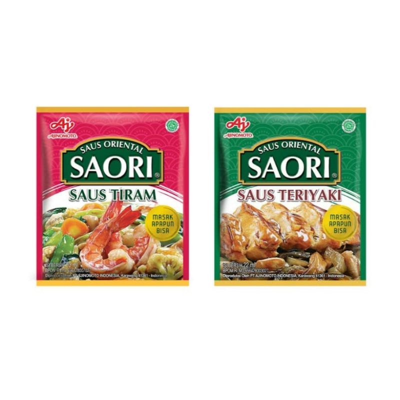 

SAORI SAUS ORIENTAL SACHET 23ml (1 RENCENG)