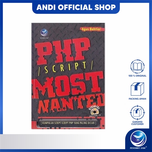 Penerbit Andi - PHP Script Most Wanted, Kumpulan Script-script PHP Yang Paling Dicari+cd/200065601