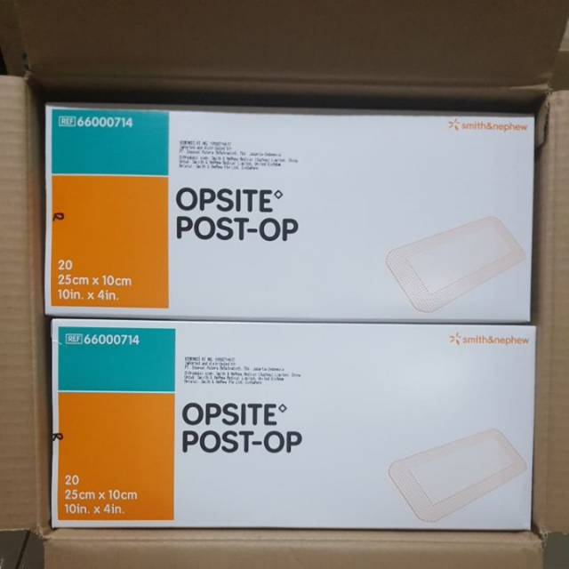 OPSITE POST-OP 25x10 cm / Plester tahan air / Opsite 25cm x 10cm / Opsite 25x10