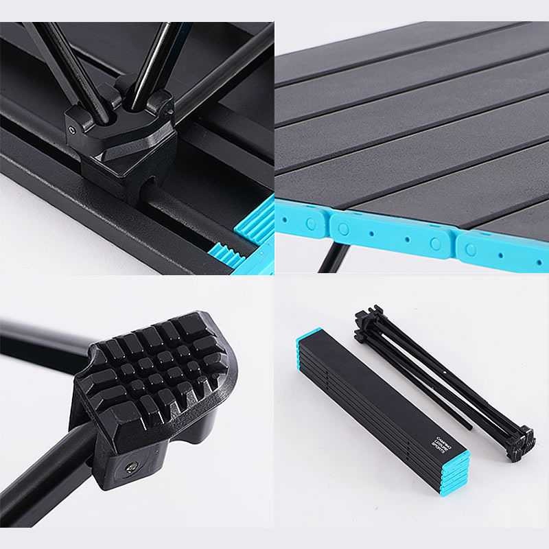 Meja Lipat Piknik Foldable Portable Aluminium Serbaguna Outdoor