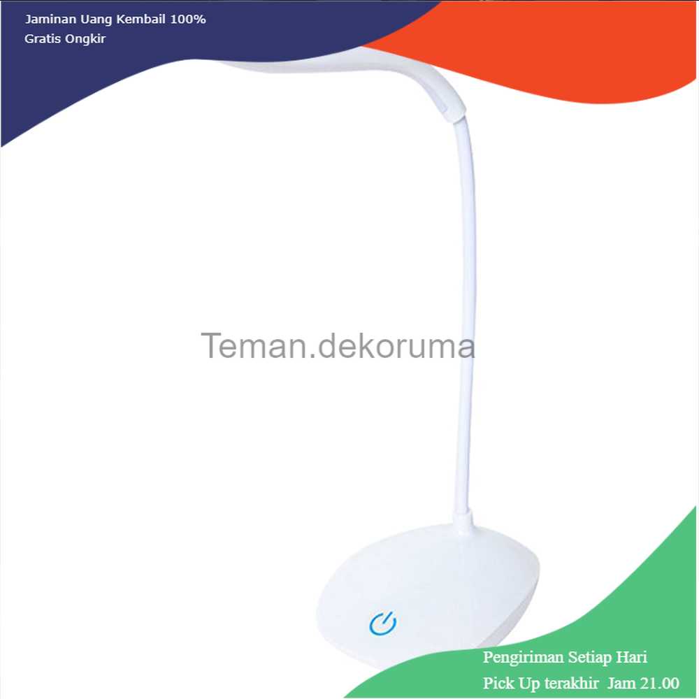 TD-DHA TaffLED Lampu Meja Belajar Desk Lamp USB 14 LED - T301