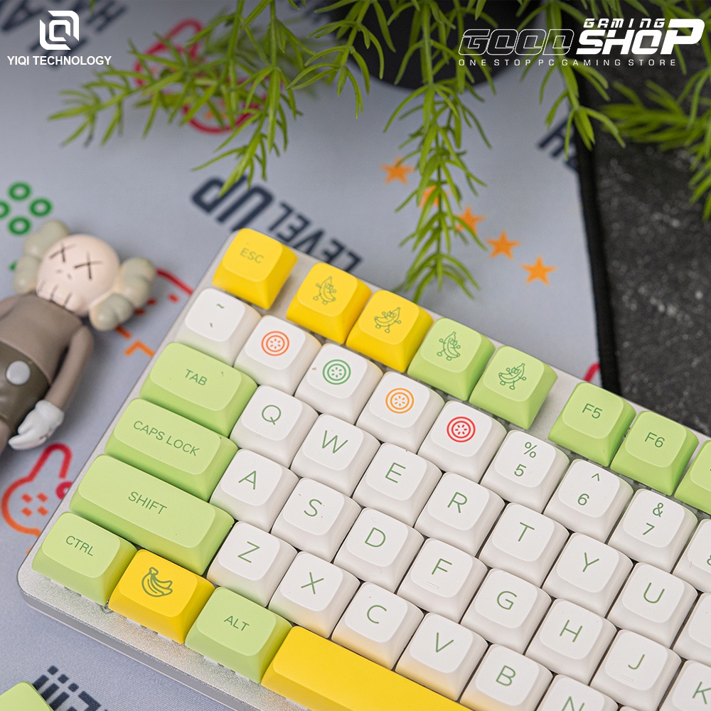 Yiqi Keycaps Fruit Design PBT Dye Sub XDA Profile