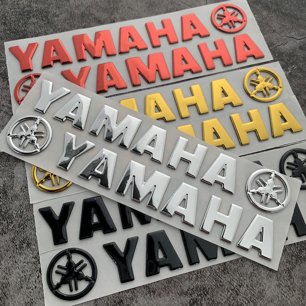 Stiker Logo Emblem 3d Untuk Motor Yamaha