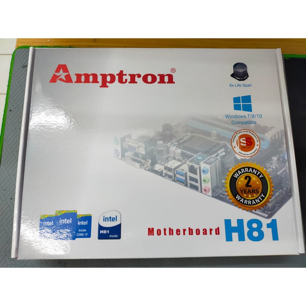 Motherboard amptron H81 socket intel LGA 1150 DDR3 Mainboard LGA1150