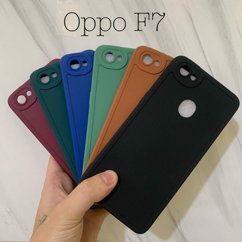 Softcase/Slicon pro Camera OPPO F5/F7 F7 Pro/ SLICON MACARON OPPO