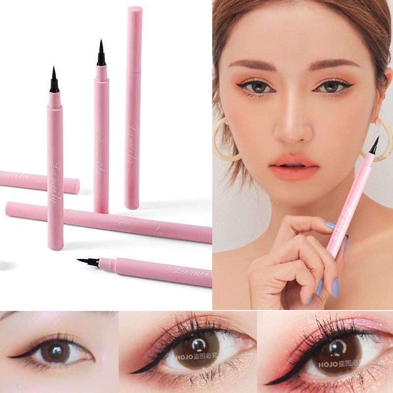 Lameila Eyeliner Pensil Cair Anti Air &amp; Tahan Lama / Lameila Eyeliner Black Pencil Pensil Cair Warna Hitam Profesional Anti Air Tahan Lama / Lameila Liquid Eyeliner Pen Waterproof &amp; Longlasting / Eyeliner Pen / Eyeliner Tahan Air / Eyeliner Tahan Lama