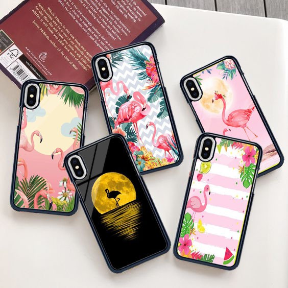 [P100] Phone Case Glossy Bangau 2D Printing For All Smartphone Oppo Realme Samsung vivo Xiaomi Iphon