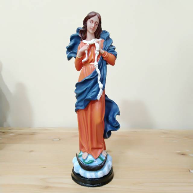 Patung Bunda Maria Pengurai Simpul Masalah 28 Cm