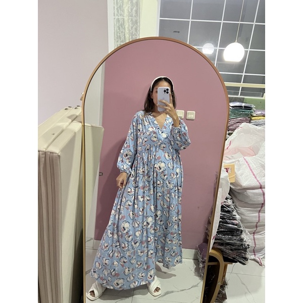 NABO - Sayonara Cotton Pop Long Dress