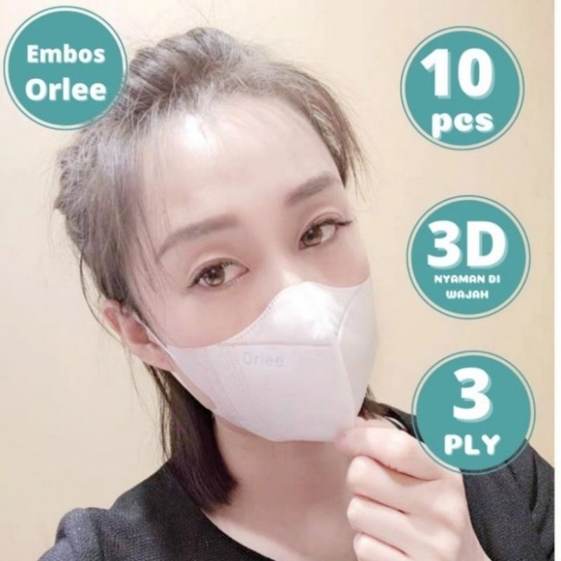 [ ORLEE DUCKBILL EARLOOP ] MASKER DUCKBILL ORLEE ISI 10