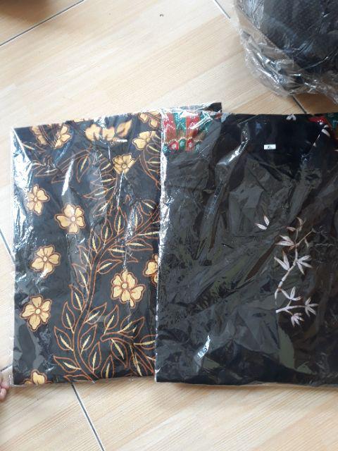 Bswart Batik Hrb026 Kenongo Hem Pendek Padi Pekalongan M L Xl Batik