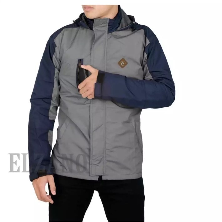 Jaket pria outdoor winbreaker gunung forwad