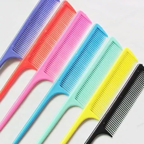 Sisir Sasak Lancip Warna Warni / Sisir Plastik / Sanggul Salon