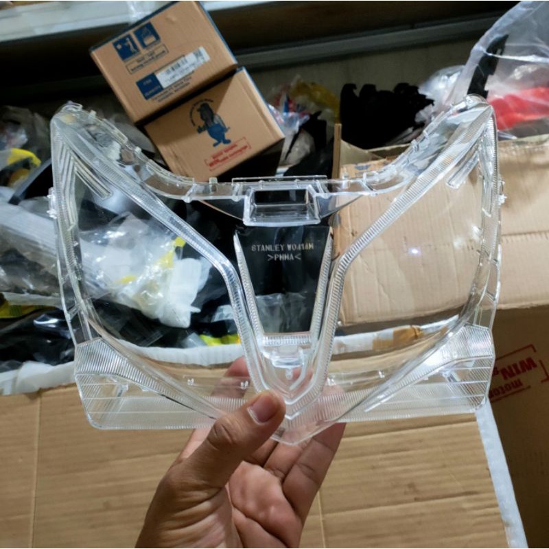 reflektor head lamp mika kaca lampu depan Vario 125 fi bohlam kzr 2012 2015 original stanley