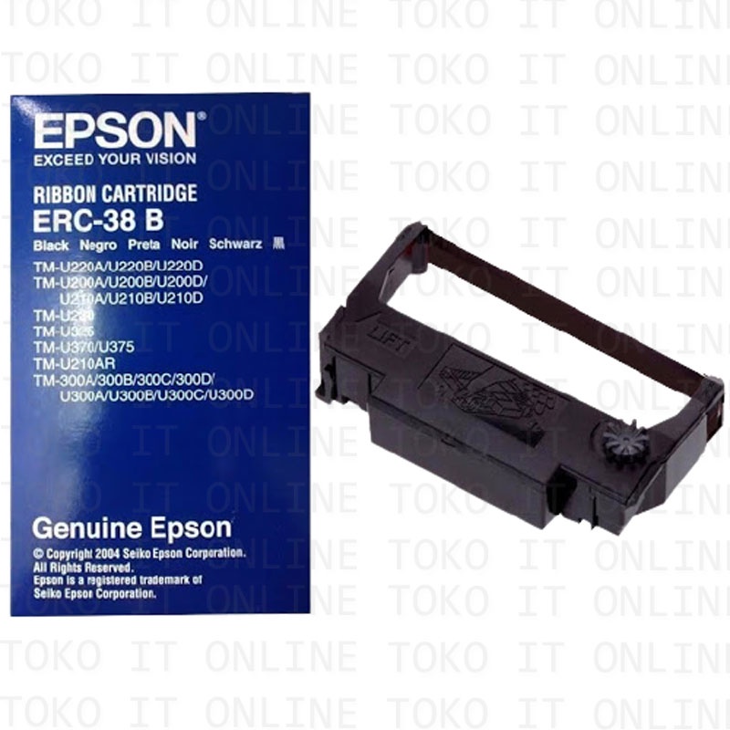 ERC-38 RIBBON CARTRIDGE PITA PRINTER KASIR TMU220D EPSON TINTA PRINTER EPSON TMU220 TMU220B DOTMATRIX PRINTER KASIR EPSON 76mm