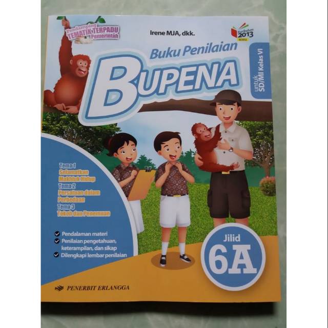 Bupena 6a Tema 1 2 3 Untuk Kelas 6 Sd Edisi Revisi Shopee Indonesia