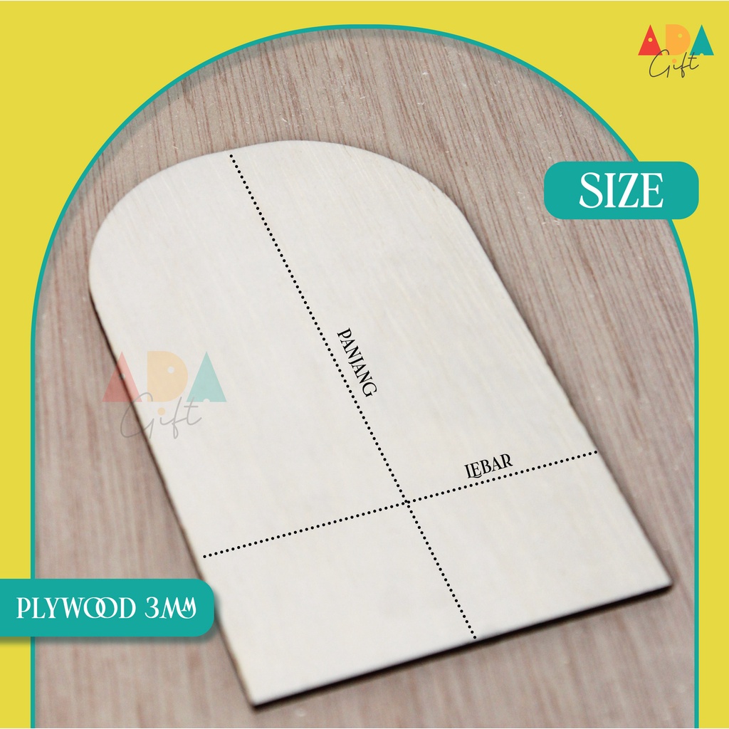 Chipboard Plywood Kubah | Scrapbook Plywood Kubah | Frame Plywood Kubah | Pigura Plywood Kubah | Dekorasi Mahar