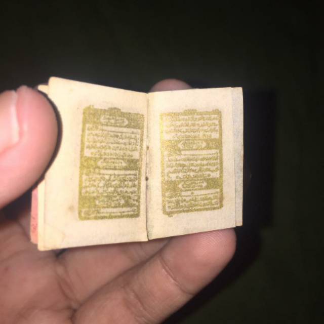 Al'quran mini tinta Emas usia 500thn