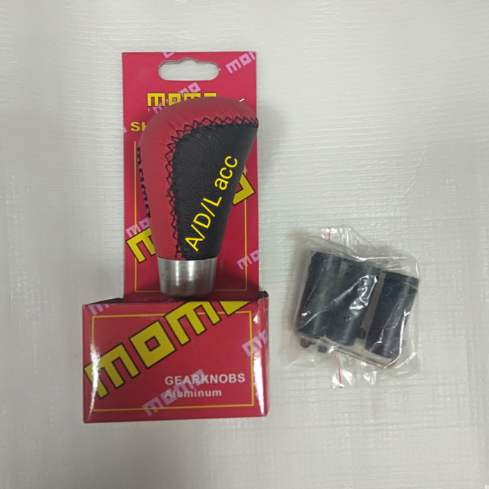 knop KULIT racing gigi KNOB TUAS persneling MOBIL MANUAL racing merah hitam