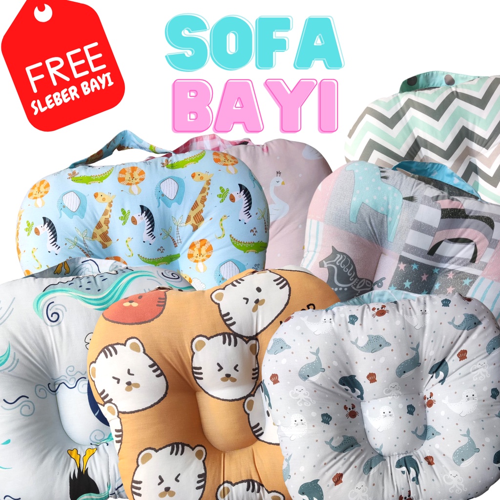 SOFA BAYI 2in1 Sofa Bayi Multifungsi Kasur Bayi / Termurah No 1 Shopee Kasur Bayi