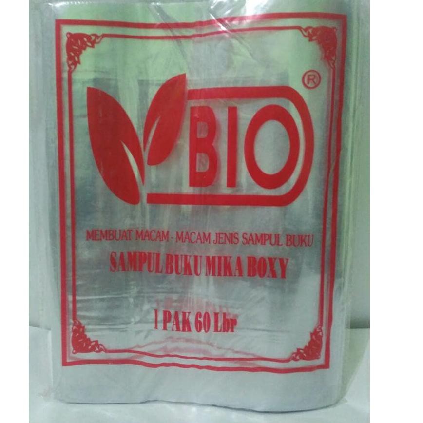 

Recomended.. Sampul Buku Plastik Mika Uk. Boxy ( Pak isi 60 lembar )