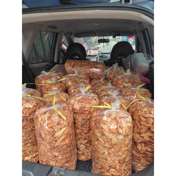 TERMURAH 1 bal 5 kg Kripset (pedas sedang)/ Pikset / Kripik Setan / Kripik Singkong Pedas Silunk Sna