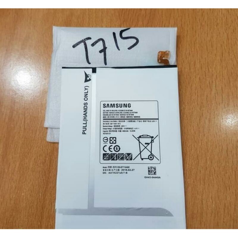 batu batre batrei baterai samsung galaxy tab S2 8.0 inci T715 original 100%